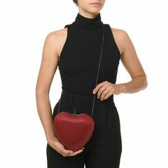 ISLA - BOLSA CLUTCH EM CRISTAIS - HEART na internet