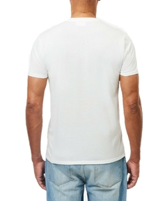 Camiseta Lacoste Algodão Pima Branco - comprar online