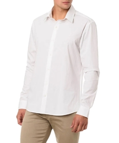 Camisa Manga Longa Calvin Klein Essential Branco