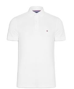 Polo Tommy Hilfiger Básica Branca