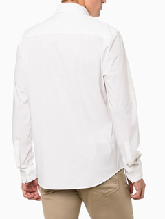 Camisa Manga Longa Calvin Klein Essential Branco - comprar online