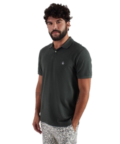 Polo Original Penguin Básica Verde Escuro