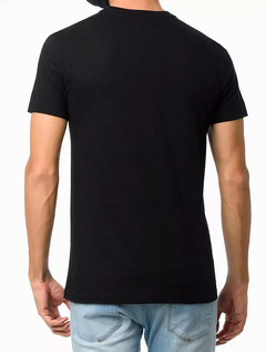 Camiseta Calvin Klein Básica Meia Malha Preto - Azoz Store - Moda Masculina Multimarcas Autorizada