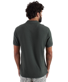 Polo Original Penguin Básica Verde Escuro - comprar online