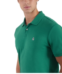 Polo Original Penguin Interlock Verde na internet