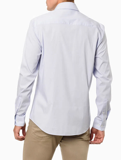 Camisa Manga Longa Calvin Klein Essential Azul Claro - comprar online