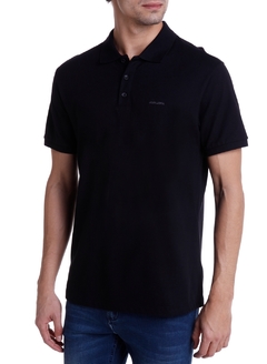 Camiseta Polo John John New Simple Preta