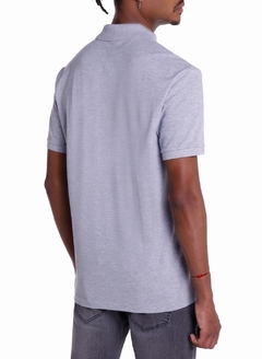 Camiseta Polo John John New Simple Cinza - comprar online