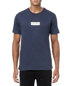 Camiseta Calvin Klein Logo Azul Marinho