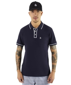 Polo Original Penguin Tradicional Azul Marinho