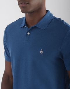 Polo Original Penguin Básica Azul na internet