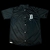 G- Camisa de Botão Baseball Style Black