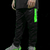 Pants DIZZY® Neon Reflective Verde regulavél para modo Jogger/Street - comprar online