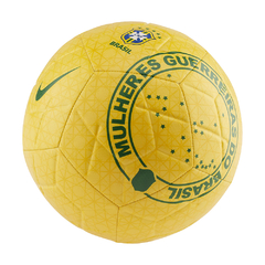 Bola Society Nike Strike CBF 5 Amarela/Preta - Compre Agora