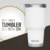 Imagem do COPO TÉRMICO TUMBLER 30 OZ 887 ML QGK BRANCO COM TAMPA