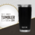 Imagem do COPO TÉRMICO TUMBLER 20 OZ 591 ML QGK PRETO COM TAMPA