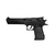 PISTOLA DE AIRGUN SPRING DESERT EAGLE BK 6MM - QGK