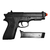 PISTOLA DE AIRSOFT SPRING SP92 6MM QGK + ALVO na internet