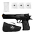 PISTOLA AIRGUN SPRING DESERT EAGLE BK 6MM-QGK +CAPA+BBS+ALVO