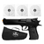 PISTOLA AIRGUN SPRING DESERT EAGLE BK 6MM- QGK + CAPA + ALVO