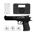 PISTOLA AIRGUN SPRING DESERT EAGLE BK 6MM+MALETA+BBS+ALVO