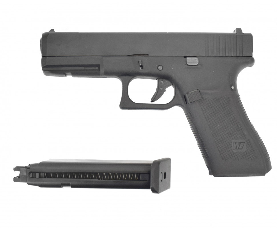 PISTOLA DE AIRSOFT À GÁS GBB GREEN GÁS G17 GEN5 BK 6MM - WE