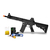 RIFLE AIRSOFT AEG FULL METAL KR5 9" 6MM KWA+BATER+RECARR+BBS