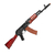 QGK AK 74N MD AEG FULL METAL FM-14 6MM- RIFLE DE AIRSOFT - comprar online