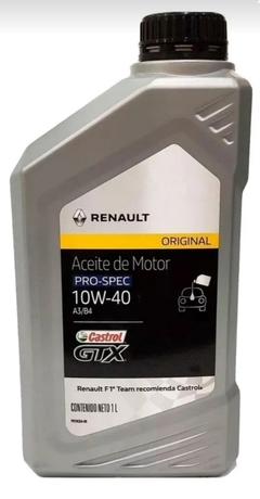 Aceite Original Renault Castrol Pro Semi Sintetico 10w40 1litro