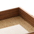 Bandeja Madeira Bambu com Sisal Natural 30cm