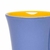 Caneca em Cerâmica Tulipa 330ml Amarelo e Azul Hortência