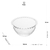 Conjunto 4 Bowls de Cristal Wolff Pearl 27895