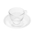 Conjunto 4 Xicaras Café Pearl Clear 80ml 27899