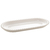 Travessa Porcelana Oval Beads Branco 28487