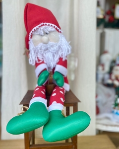 Papá Noel piernas largas en internet