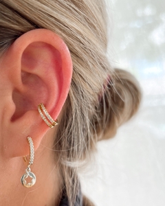 Earcuff gold doble