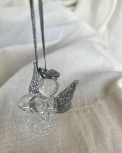 Angel cristal plata - comprar online
