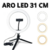 ARO LED 31 CM (LUZ BLANCA)