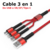 CABLE 3 EN 1 LDNIO 3.4A (LC93) - comprar online