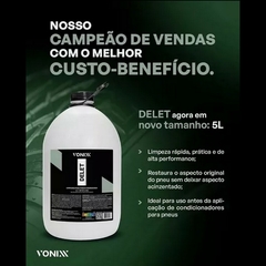 Delet Vonixx Limpador Para Pneus Borrachas Farol 5L na internet