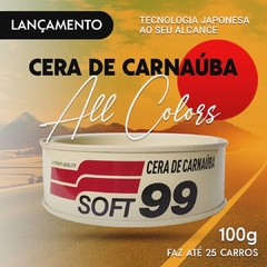 Cera De Carnaúba All Colors 100g Soft99 na internet