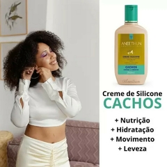 Creme Silicone Linha A p/ Cachos Aneethun Profissional 250ml - comprar online