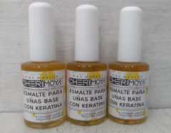 Esmaltes con base keratina 10ml cherimoya - comprar online