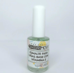 Esmaltes para uñas con base vitamina E 10ml cherimoya