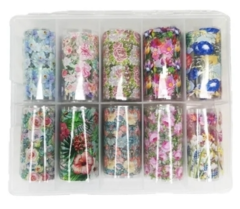 FOILS PARA UÑAS 10PCS - comprar online