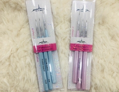 PINCEL LINER PARIS NIGHT 3PCS 0# 00# 000#