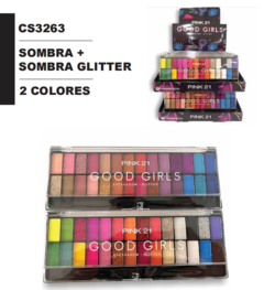 PALETA SOMBRA+GLITTER CS3263