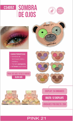 PINK 21 SOMBRA OSITO EYESHADOW CS4052