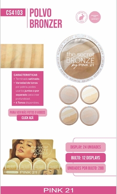 THE SECRET BRONZE POLVO BRONZER PINK 21 CS4103