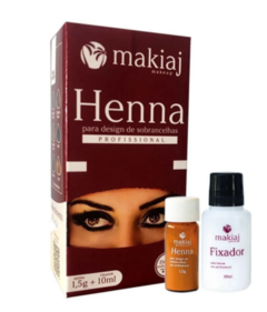 HENNA TINTE PARA CEJAS MAKIAJ BRASIL